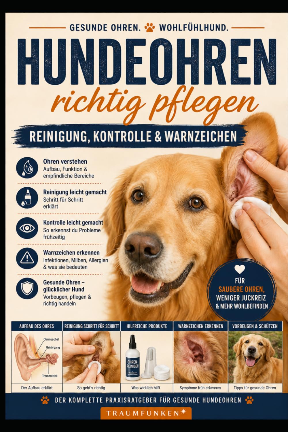 Hundeohren richtig pflegen: Reinigung, Kontrolle & Warnzeichen (German Edition) baixar o livro de graça