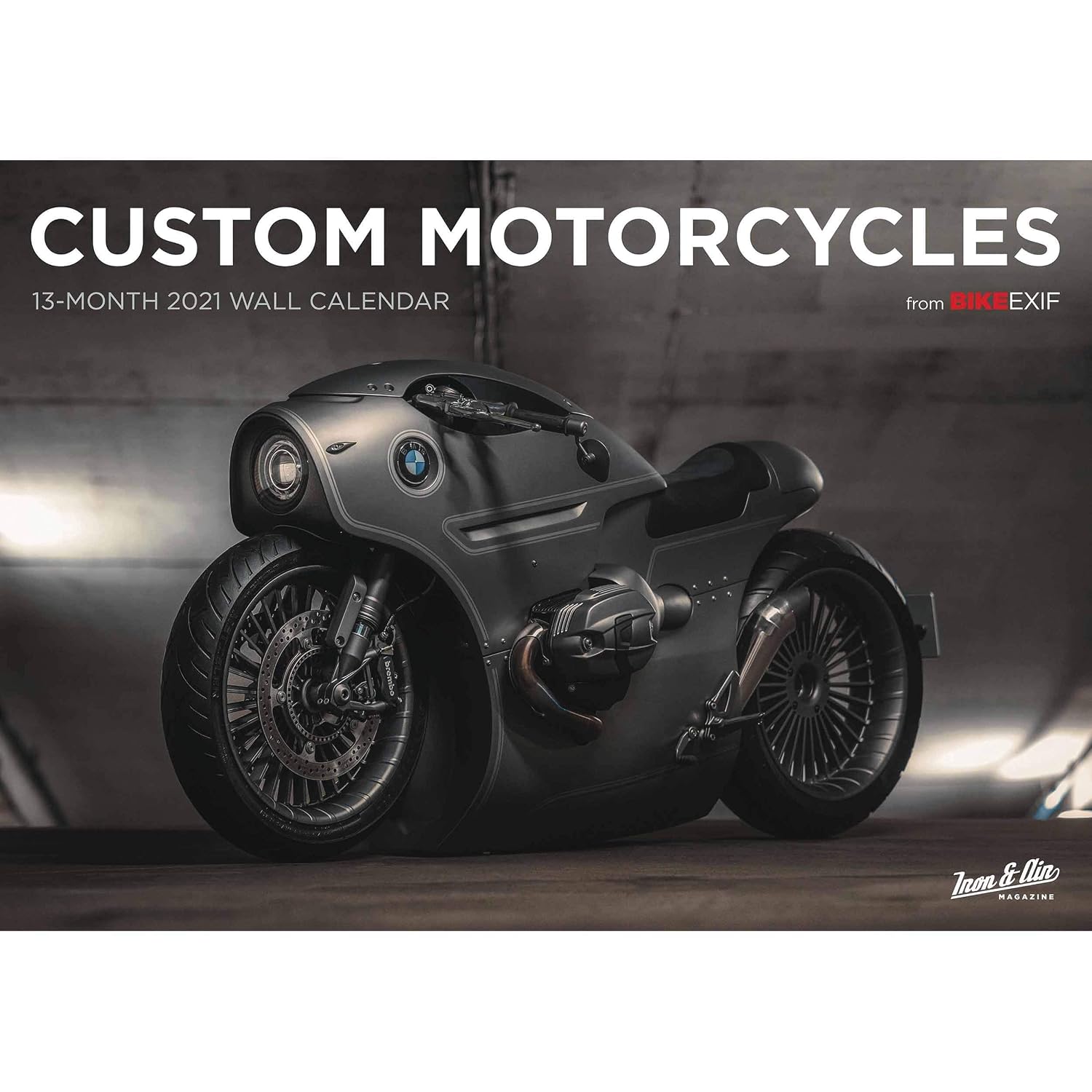 Custom Motorcycle Calendar 2021: 13 Month