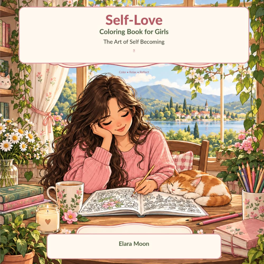 capítulo por capítulo baixar Self-Love Coloring Book for Girls: The Art of Self Becoming: Love Who You Are — A Cozy Coloring Journey of Confidence, Calm & Coming Home to Yourself