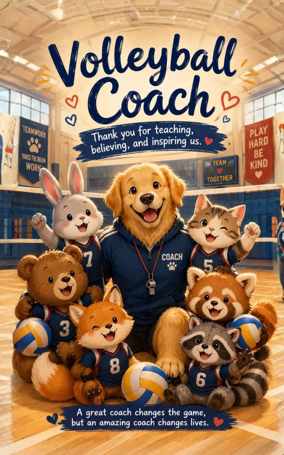 Thank You, Volleyball Coach!: A Heartwarming Gift Book to Celebrate an Amazing Coach Who Inspires, Encourages, and Brings the Team Together (Heart of the Job Series) baixar livro de graça