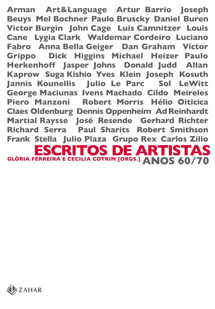 Escritos de artistas: Anos 60/70