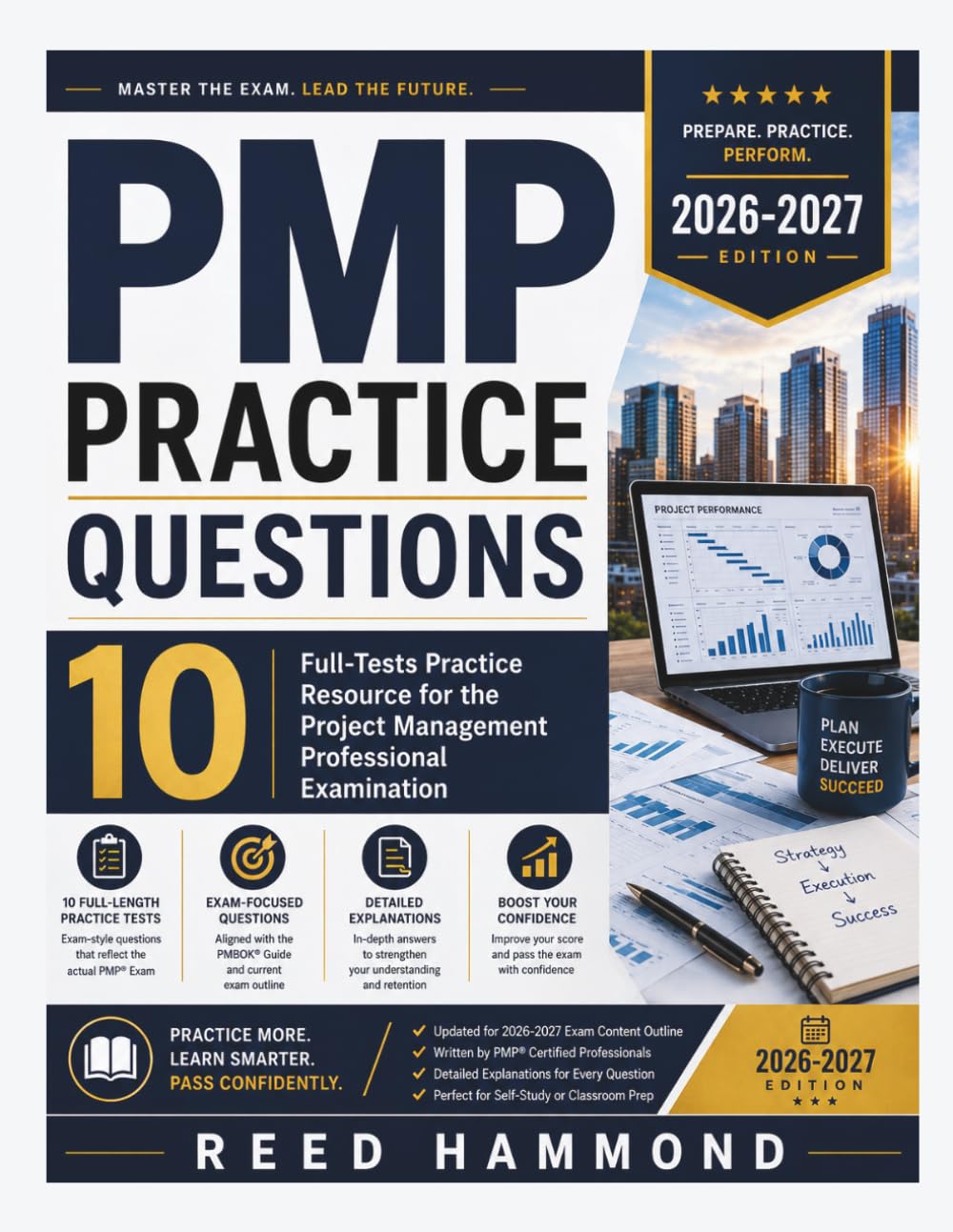 capítulo por capítulo baixar PMP PRACTICE QUESTIONS: 10 Full- Length Practice Tests for Project Management Professional Examination