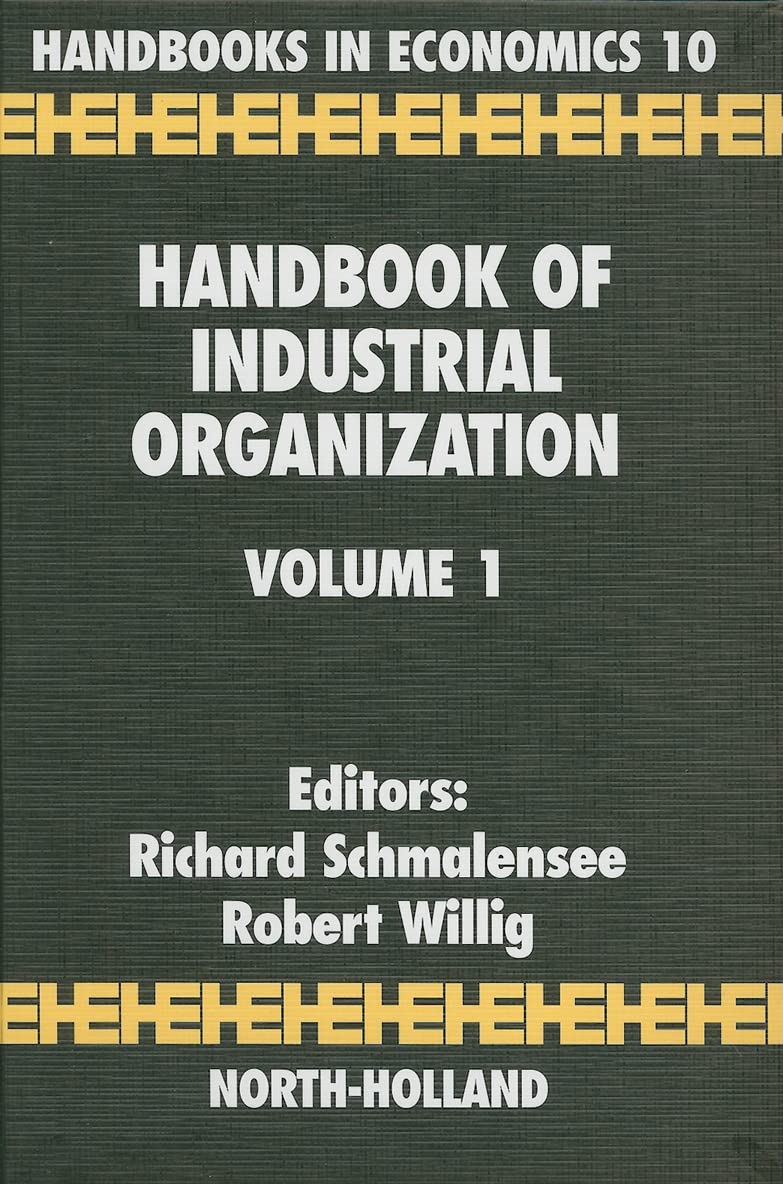 Handbook of Industrial Organization, Volume 1: 10 baixar o livro de graça