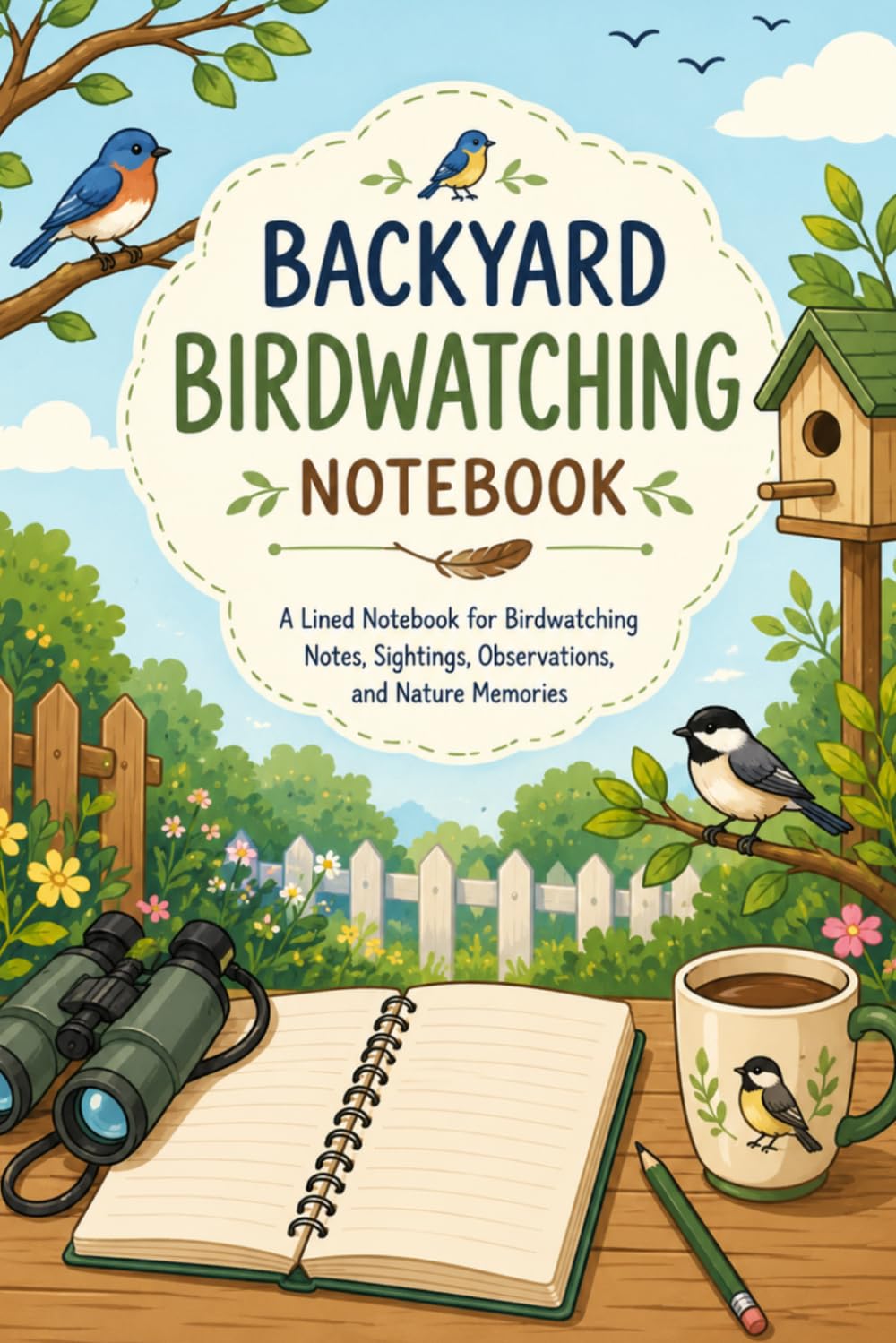 Backyard Birdwatching Notebook: A Lined Notebook for Birdwatching Notes, Sightings, Observations, and Nature Memories baixar o livro de graça