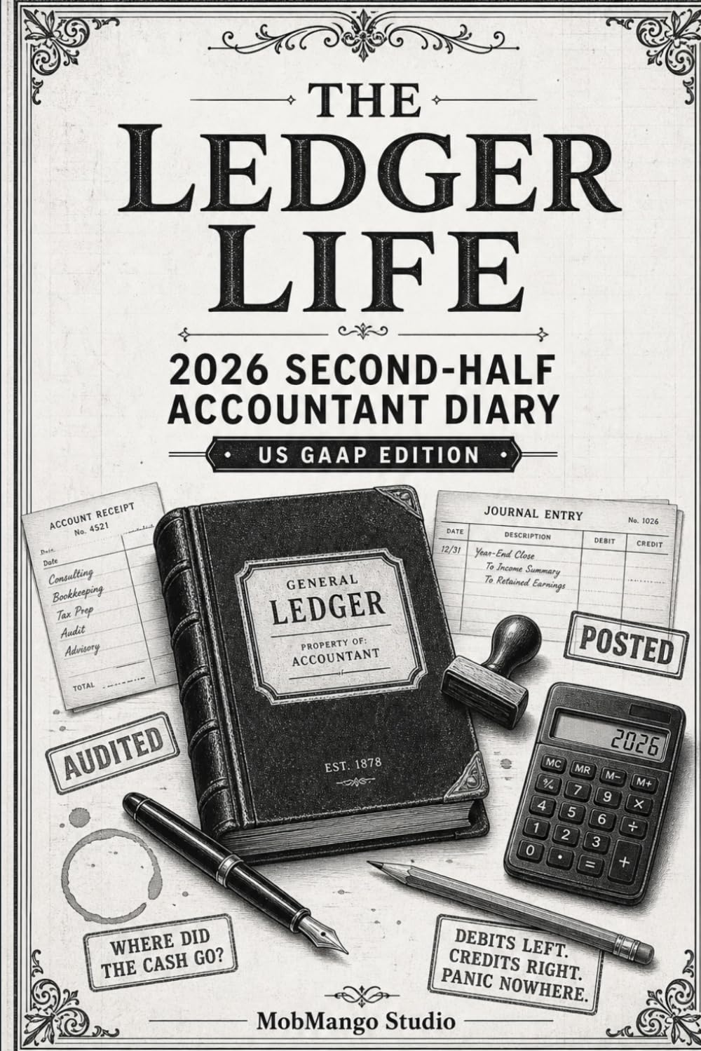 ler totalmente The Ledger Life: 2026 Second-Half Accountant Diary - US GAAP Edition