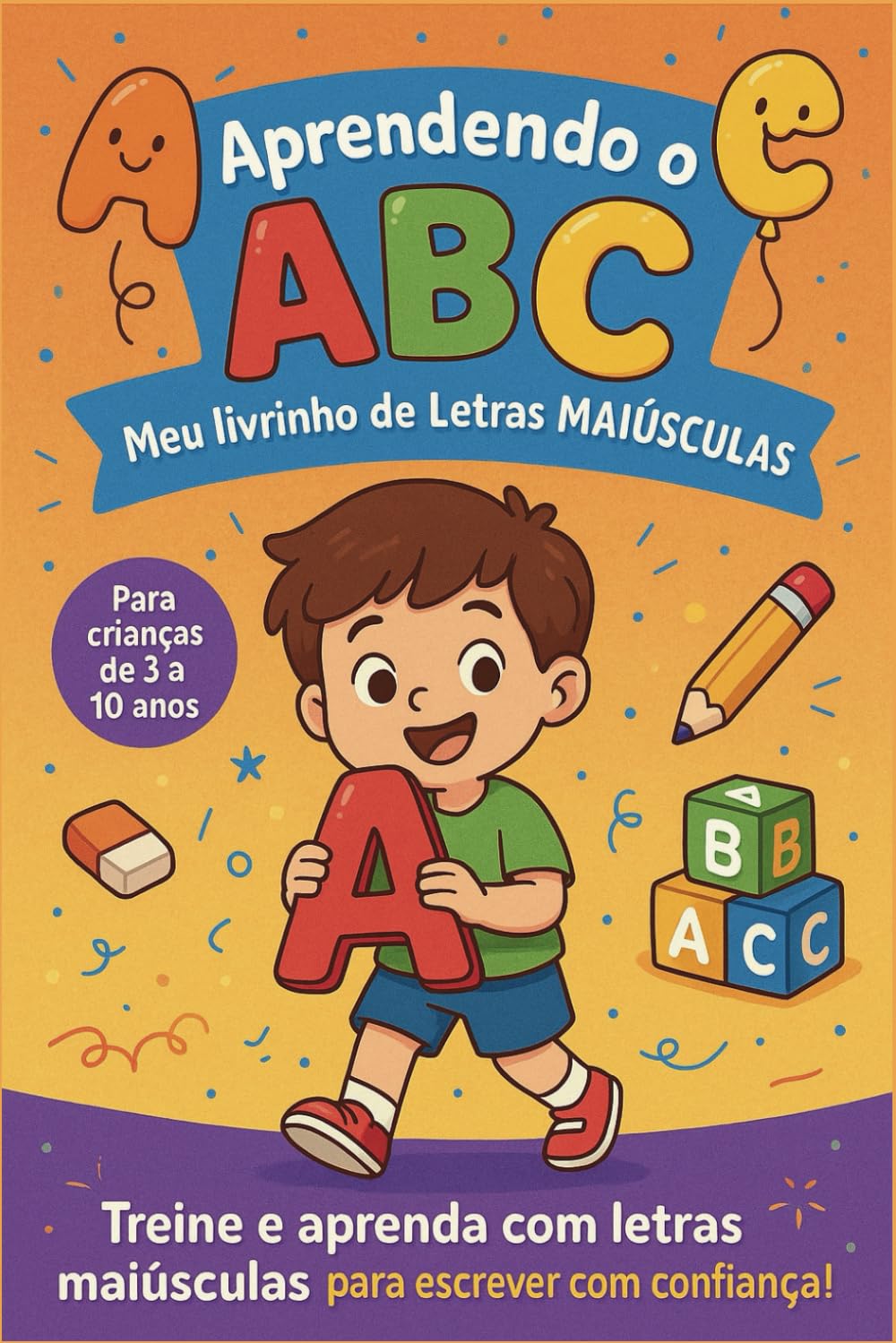Aprendendo o ABC - Letras Maiúsculas (Portuguese Edition) baixar livro de graça