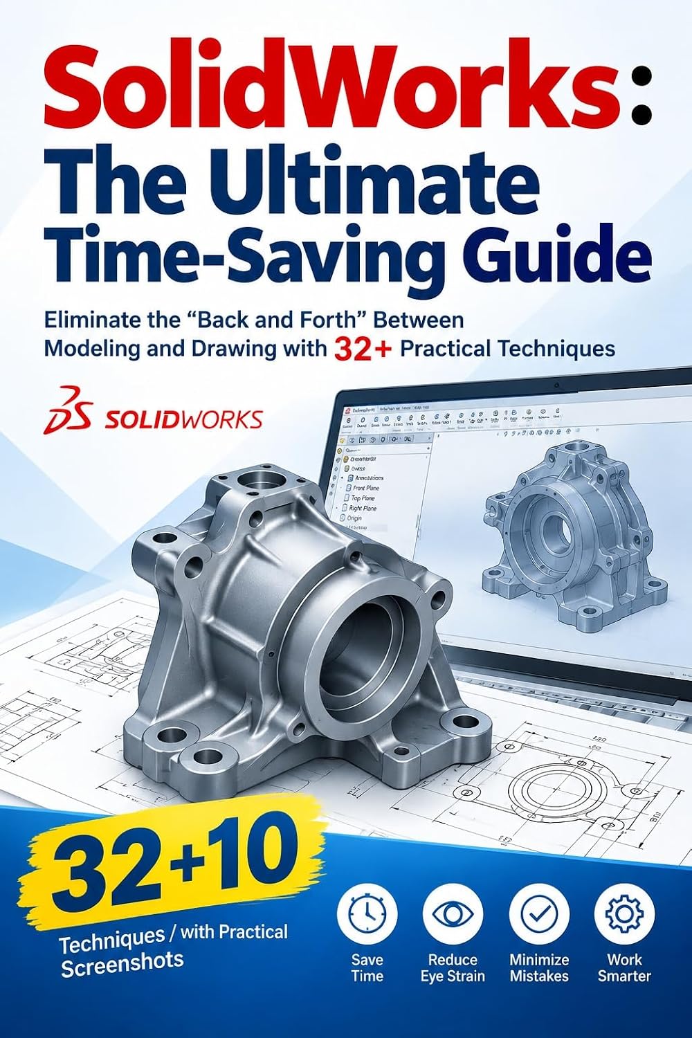 capítulo por capítulo baixar SolidWorks: The Ultimate Time-Saving Guide: 32 practical techniques (and more) to eliminate unnecessary "back-and-forth" when modeling and creating drawings (English Edition)