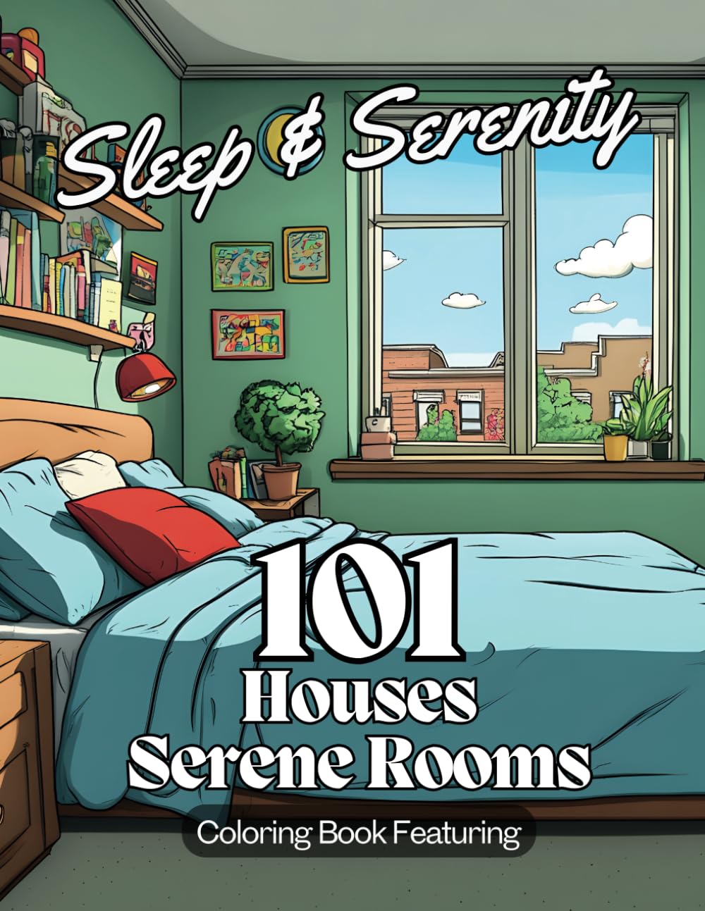 capítulo por capítulo baixar Sleep & Serenity An Adult Coloring Book Featuring 101 Unique Houses and Rooms: Relaxing Architecture and Interior Design Coloring Pages for Stress Relief