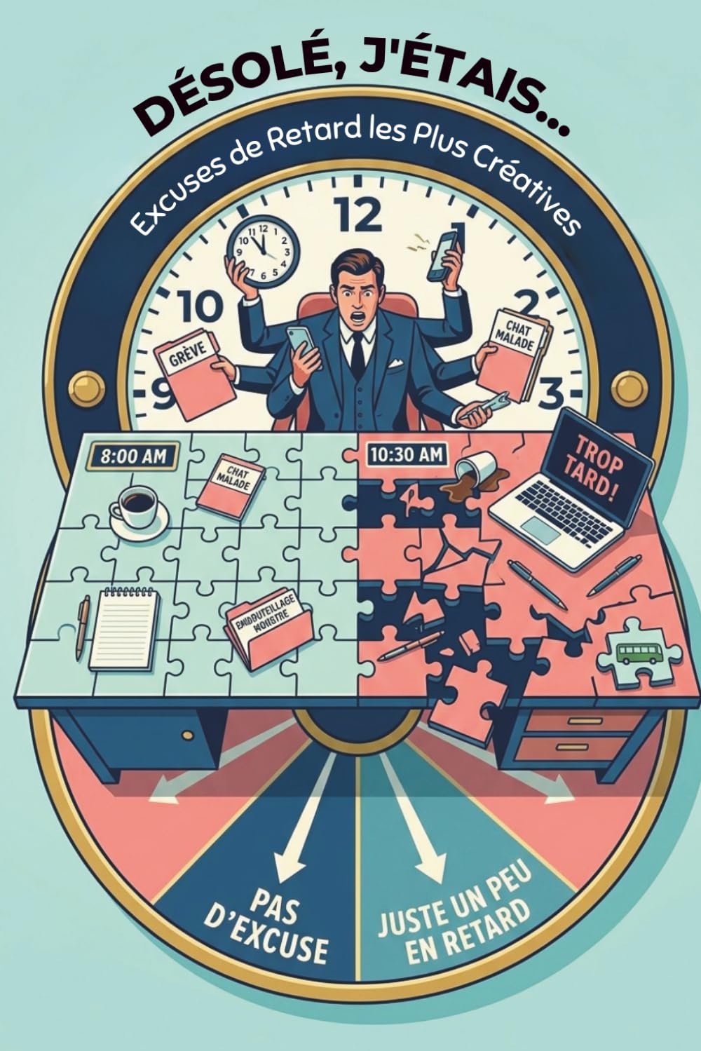 capítulo por capítulo baixar DÉSOLÉ, J'ÉTAIS...Excuses de RETARD les Plus Créatives: justifications de retard originales, hilarantes et complètement improbables | Petit guide... collègues, amis et proches (French Edition)
