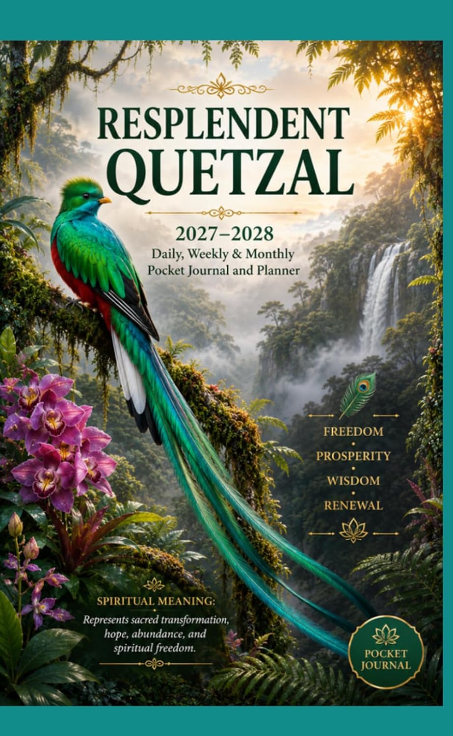 ler totalmente Resplendent Quetzal: 2027-2028 Daily, Weekly & Monthly Pocket Journal and Planner