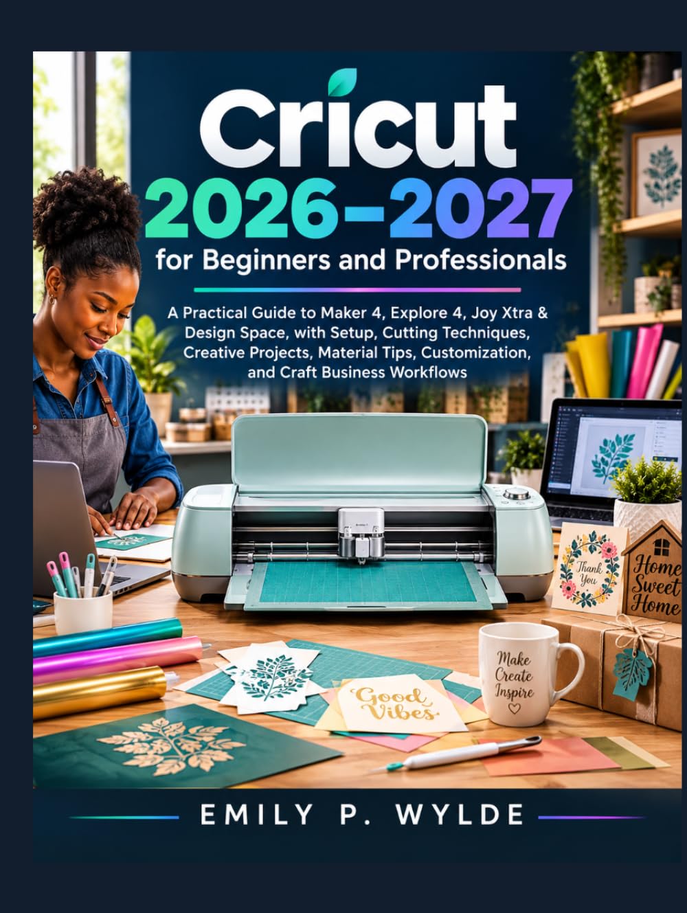 ler totalmente Cricut 2026–2027 for Beginners and Professionals: A Practical Guide to Maker 4, Explore 4, Joy Xtra & Design Space, with Setup, Cutting Techniques,... Customization, and Craft Business Workflows