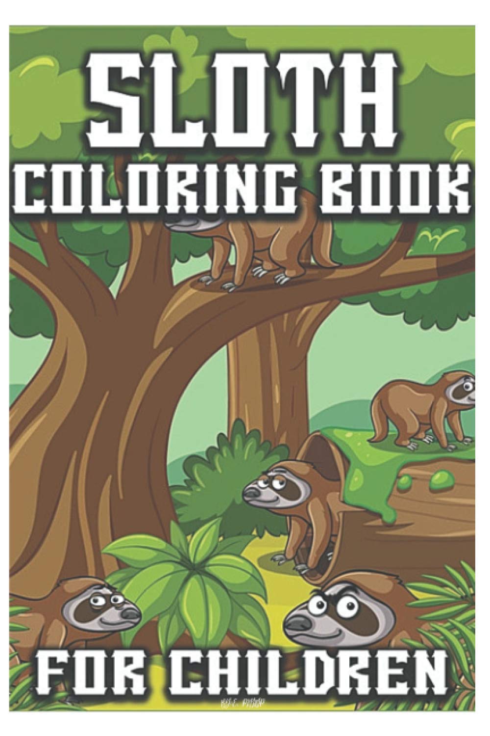capítulo por capítulo baixar sloth coloring book for children: coloring book for kids 3-9 years old