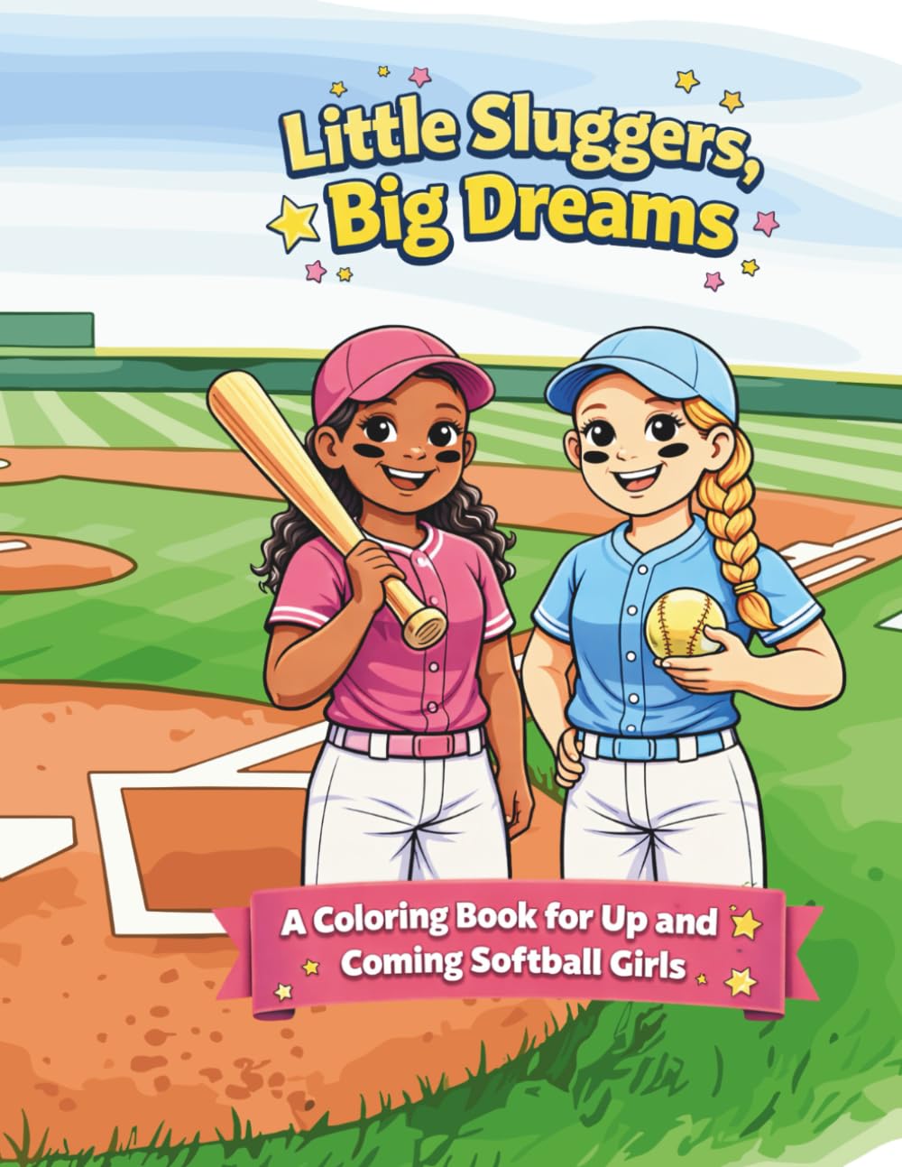 ler totalmente Little Slugger, Big Dreams: A coloring book for up and coming softball players. A fun coloring and activity book for girls ages 5-18 that depicts fun and uplifting softball scenes