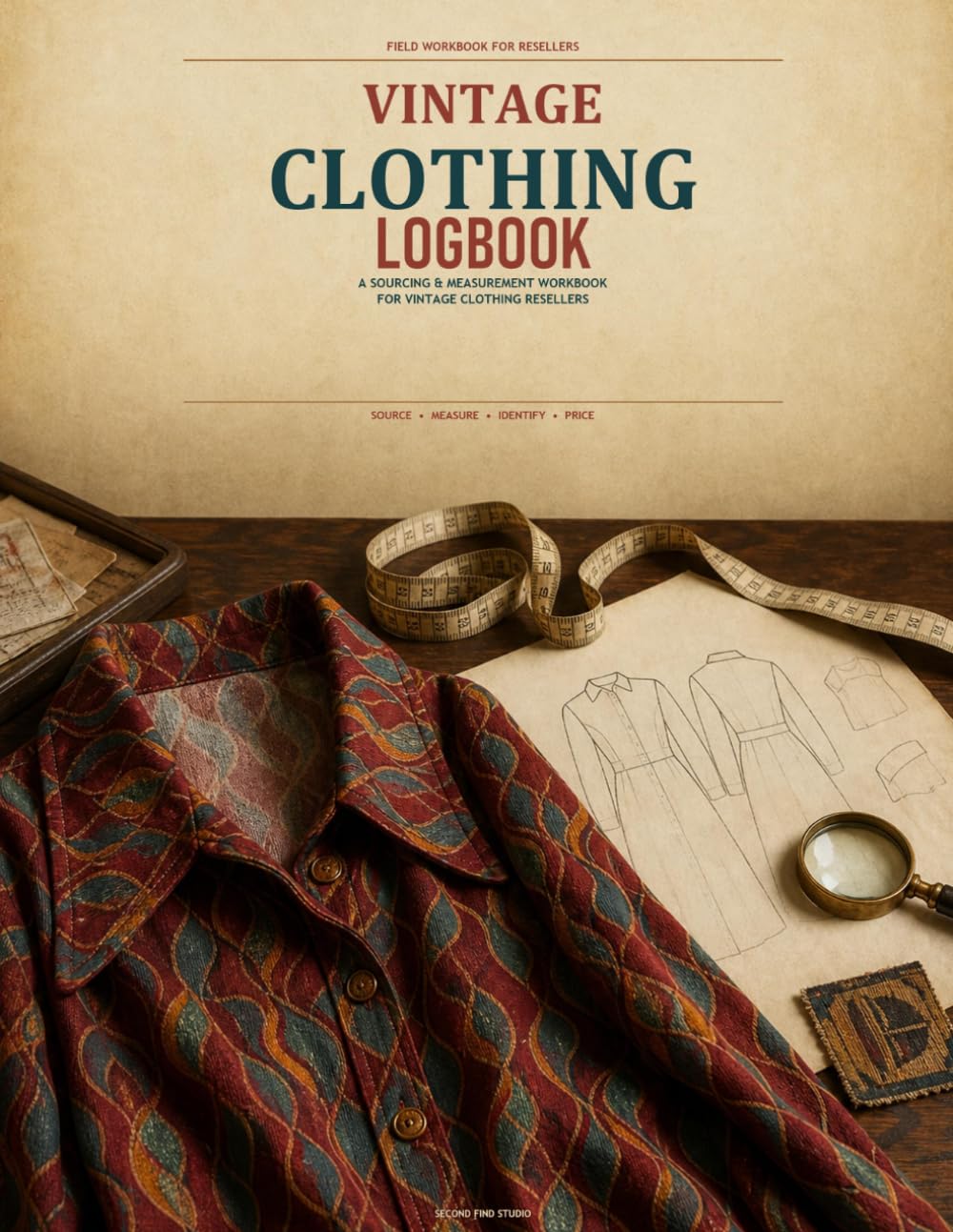 ler totalmente Vintage Clothing Logbook: A Sourcing & Measurement Workbook for Vintage Clothing Resellers