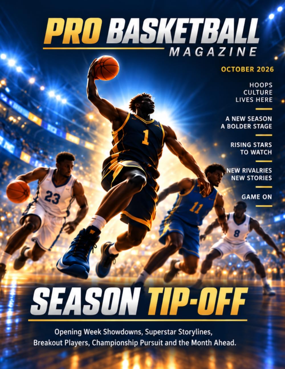 PRO BASKETBALL MAGAZINE OCTOBER 2026: SEASON TIP-OFF Opening Week Showdowns, Superstar Storylines, Breakout Players, Championship Pursuit and the Month Ahead baixar livro de graça