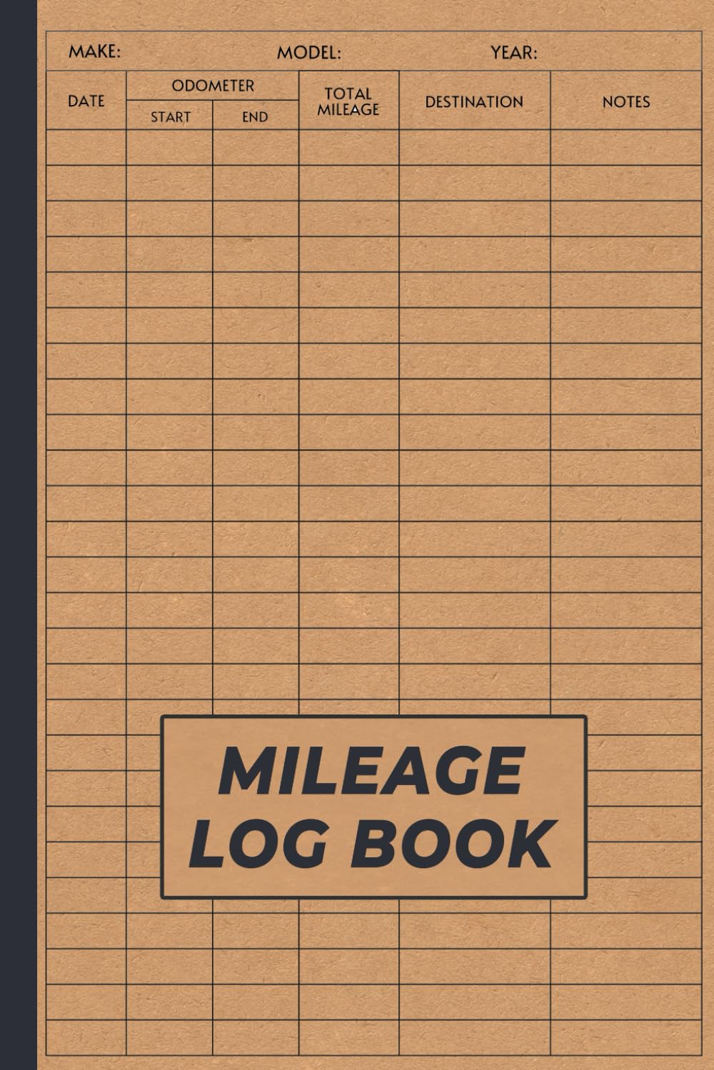 ler totalmente Mileage Log Book: Easy Daily Tracking Miles Record | Vehicle Journal for Business or Personal Taxes