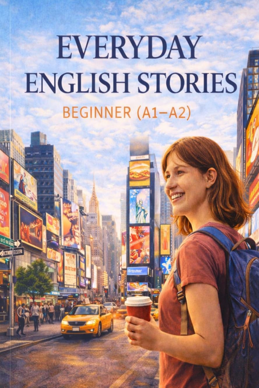 Everyday English Stories for Beginners (A1–A2): Short Stories in Simple English with Vocabulary and Comprehension Questions (English Edition)