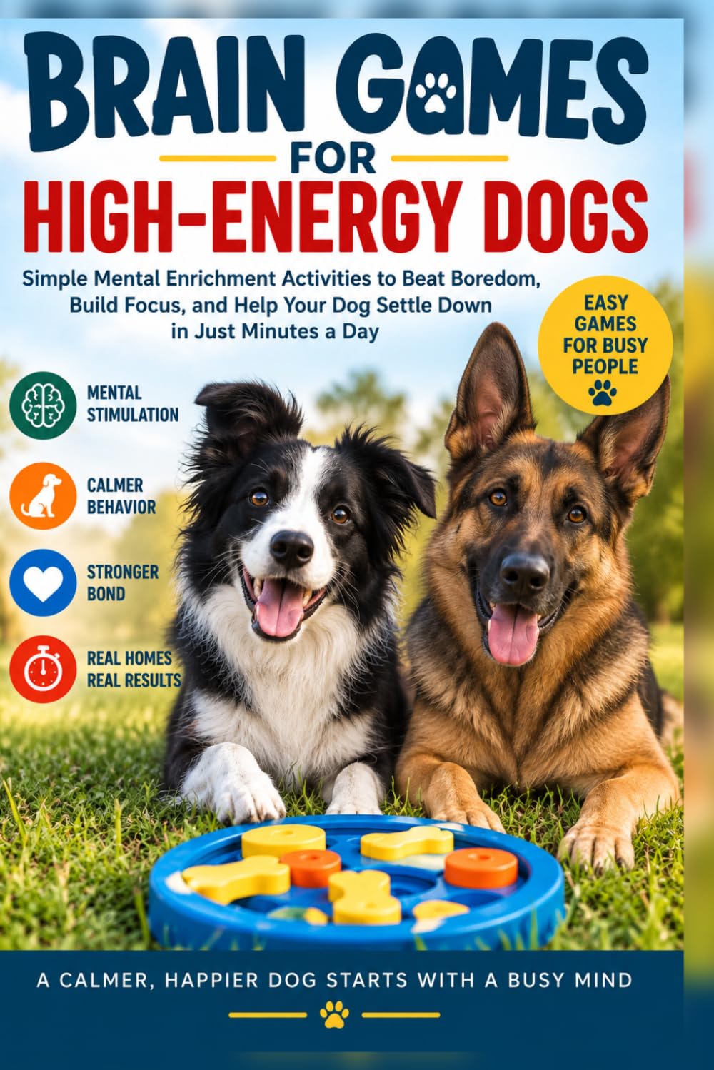 Brain Games for High-Energy Dogs: Simple Mental Enrichment Activities to Beat Boredom, Build Focus, and Help Your Dog Settle Down in Just Minutes a Day baixar livro de graça