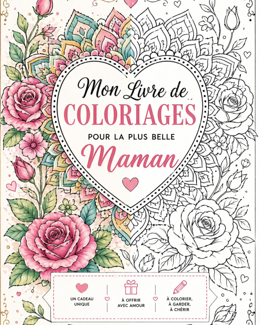 Livre de Coloriage pour Maman: Mandalas & Messages Inspirants – Spécial Fête des Mères: Un cadeau unique à colorier, offrir et chérir – Détente,... la plus belle des mamans (French Edition) baixar o livro de graça