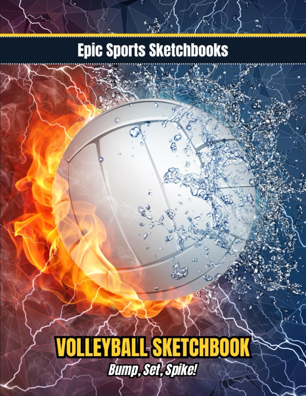 ler totalmente Epic Volleyball Sketchbook: Bump, Set, Spike!: Creative volleyball blank notepad for players – fun inexpensive gift for tweens & teens who love smashing it on the court! (Epic Sports Sketchbooks)
