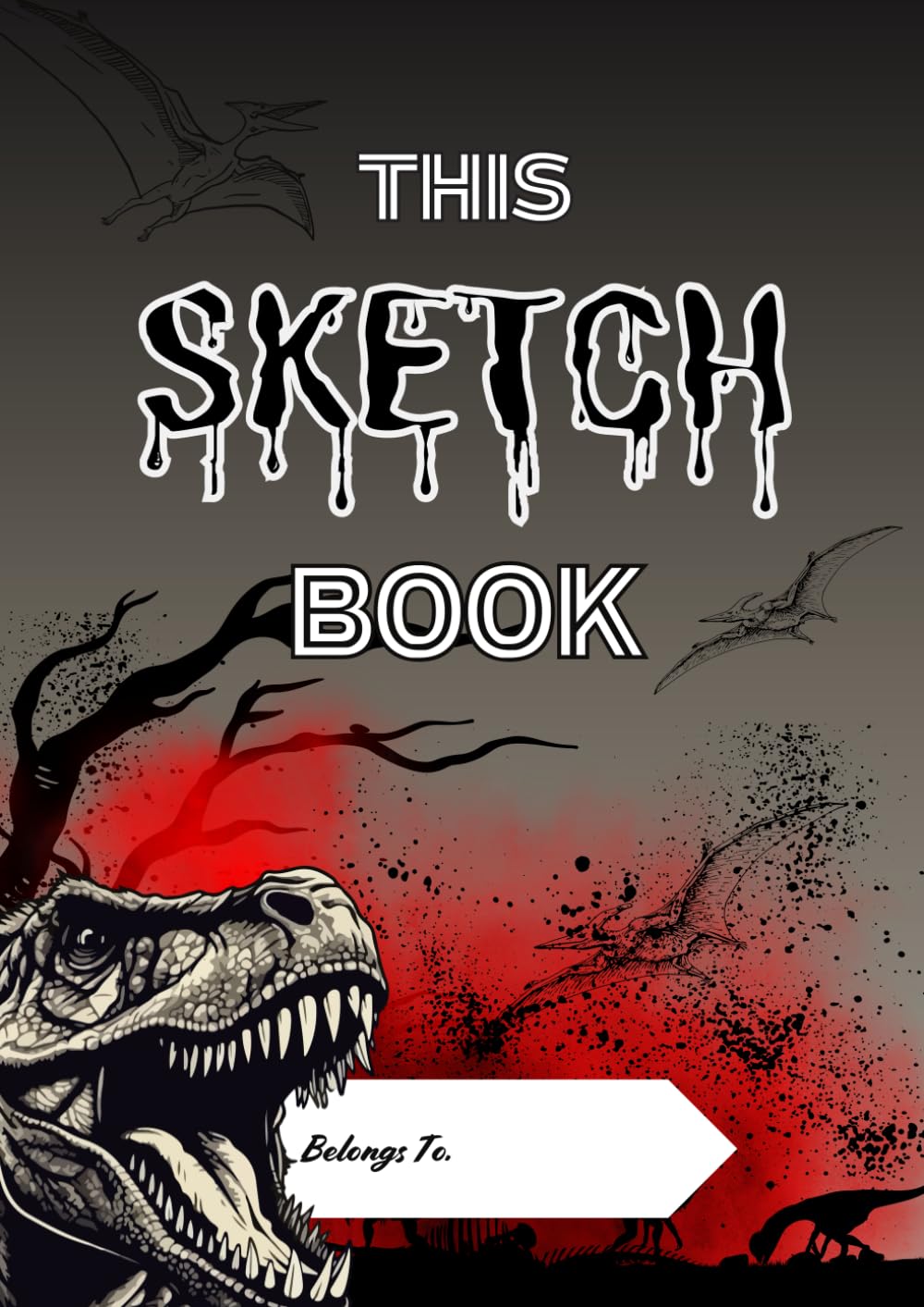 Sketchbook: Drawing notebook with dinosaur:Perfect for Drawing, Coloring, Sketching for boy baixar o livro de graça