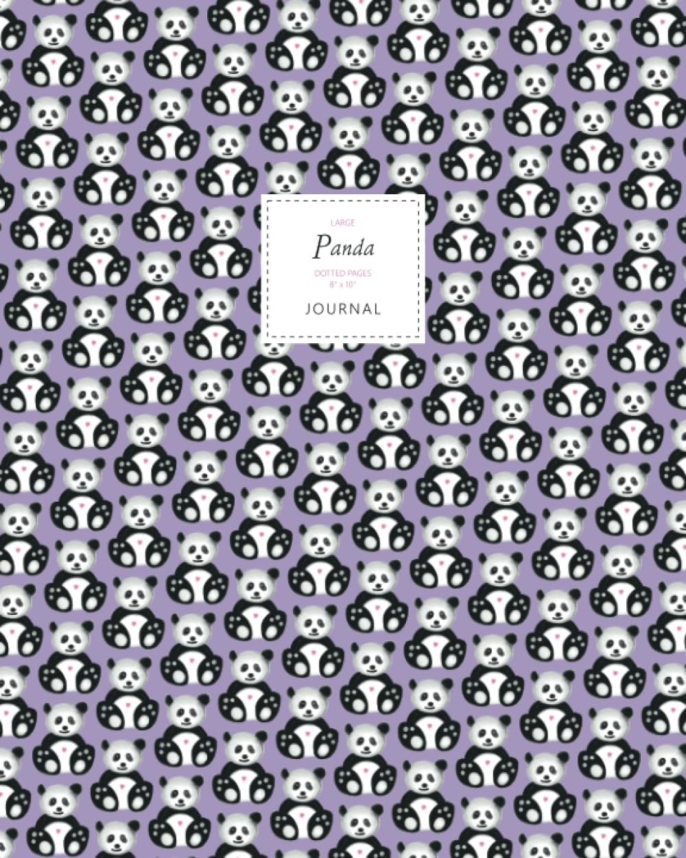capítulo por capítulo baixar Panda Journal - Dotted Pages - 8x10 - Large: (Purple Edition) Journal 192 dot grid pages (8x10 inches / 20.3x25.4 cm/Large)