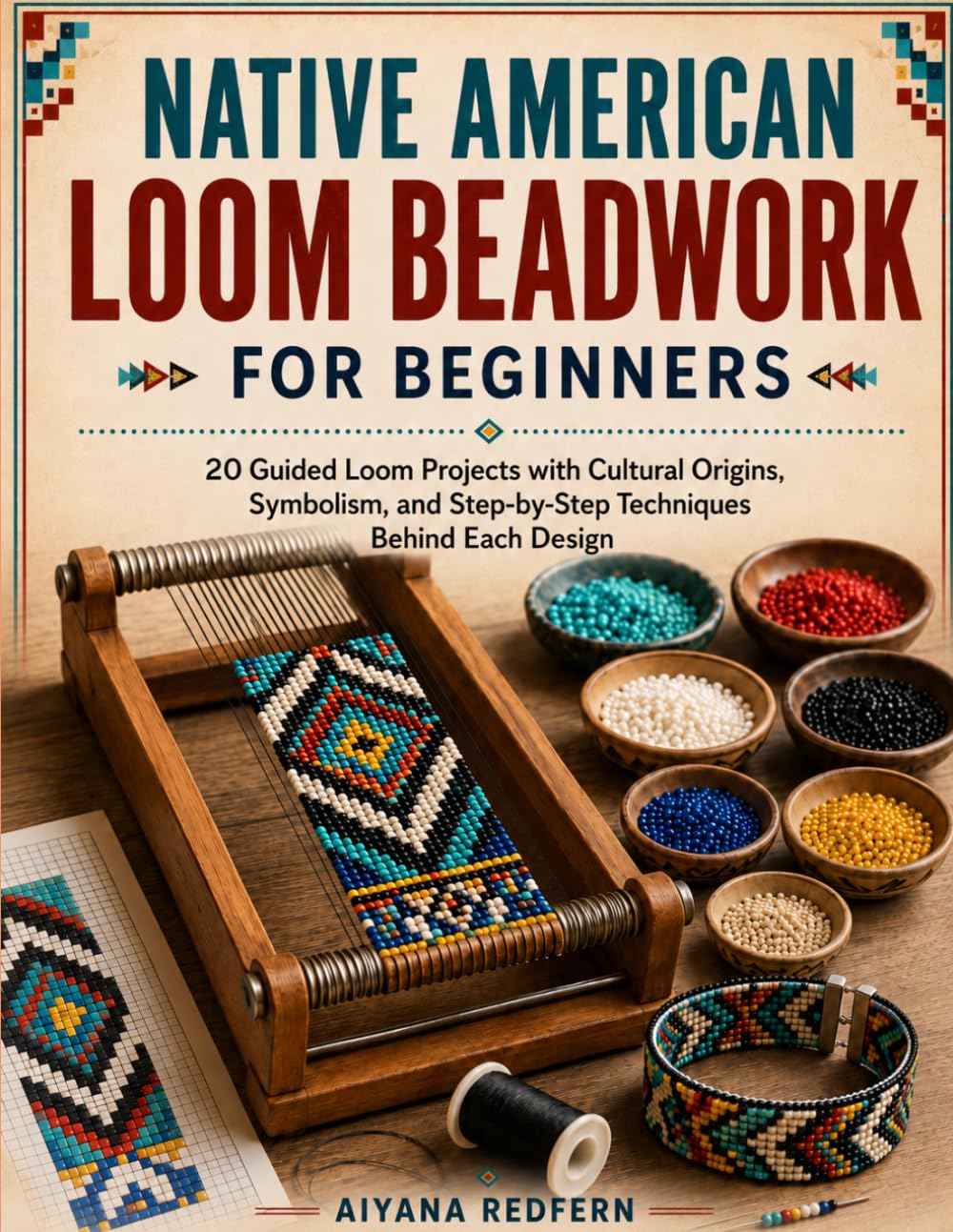NATIVE AMERICAN LOOM BEADWORK FOR BEGINNERS: 20 Guided Loom Projects with Cultural Origins, Symbolism, and Step-by-Step Techniques Behind Each Design baixar o livro de graça