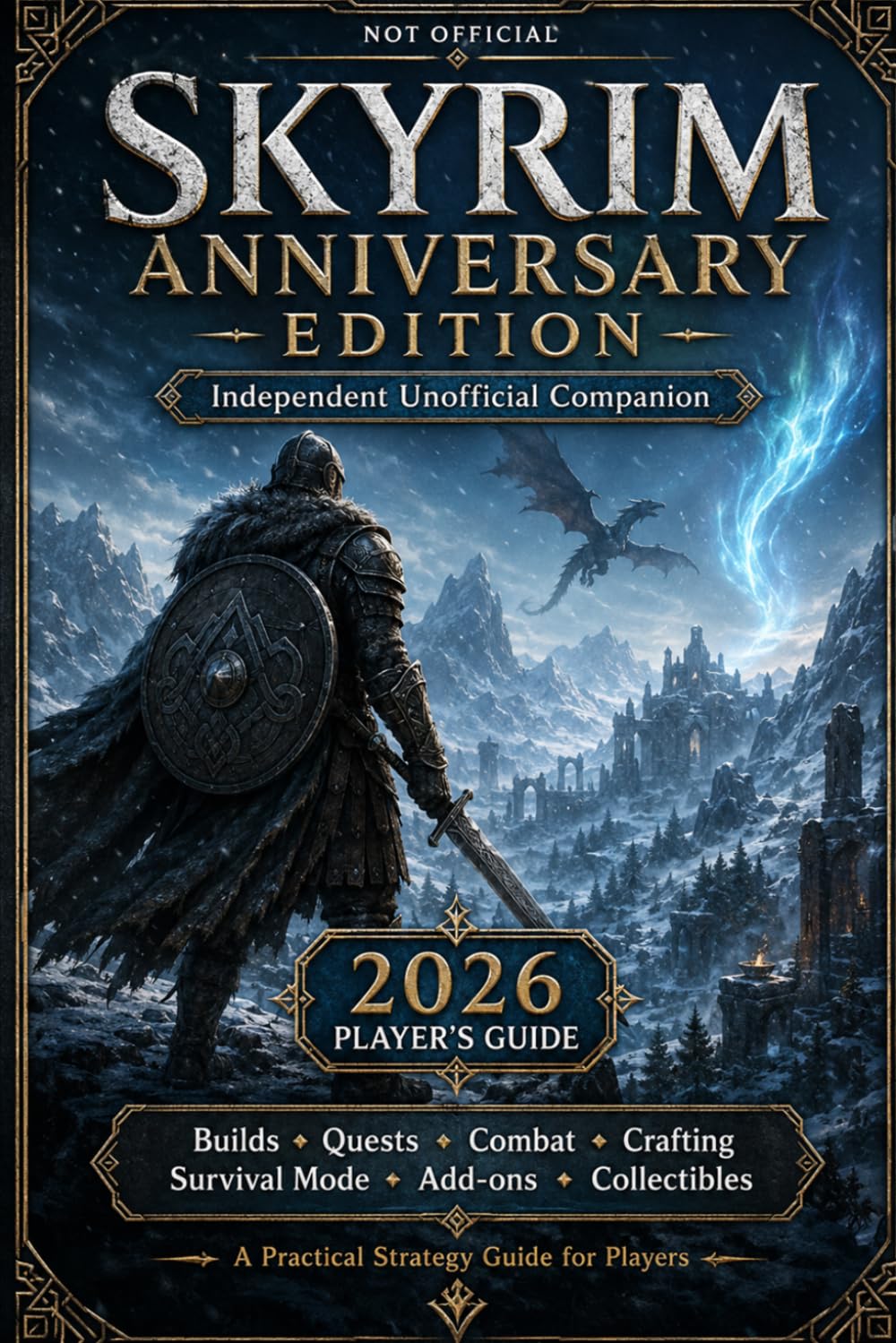 Skyrim Anniversary Edition: Independent Unofficial Companion 2026 Player’s Guide with Builds, Quests, Combat, Crafting, Survival Mode, Add-ons, Creations & Collectibles