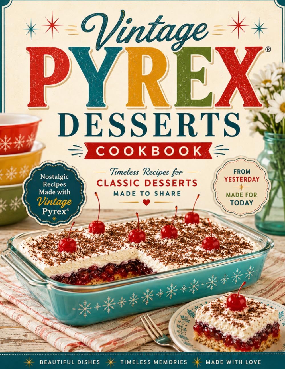 Vintage Pyrex Desserts Cookbook: Nostalgic Recipes Made with Vintage Pyrex baixar o livro de graça