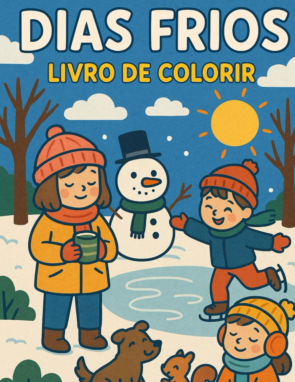 Livro de Colorir Tema Dias Frios (Portuguese Edition) baixar livro de graça