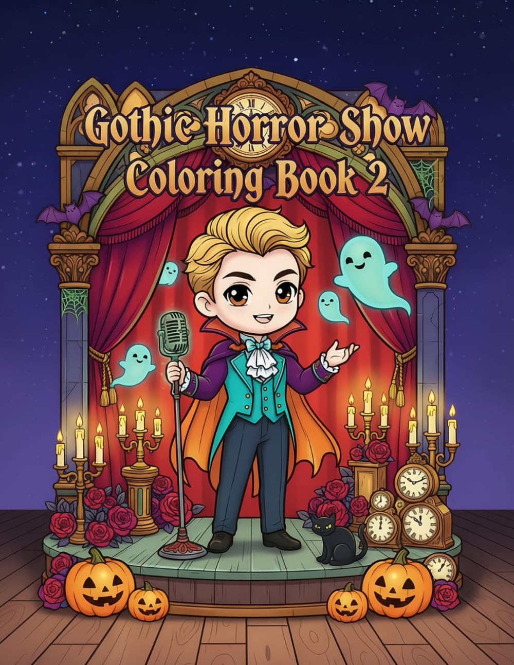 Gothie Honror Show Coloring Book 2: An Adorable Kawaii Horror Show Coloring Book for Kids, Teens, and Adults — Volume 2 Sequel` baixar o livro de graça