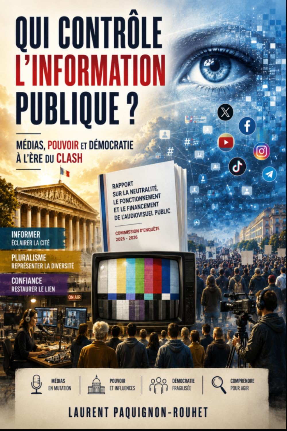 capítulo por capítulo baixar QUI CONTRÔLE L'INFORMATION PUBLIQUE ?: MEDIAS, POUVOIR et DEMOCRATIE A L'ERE DU CLASH (French Edition)