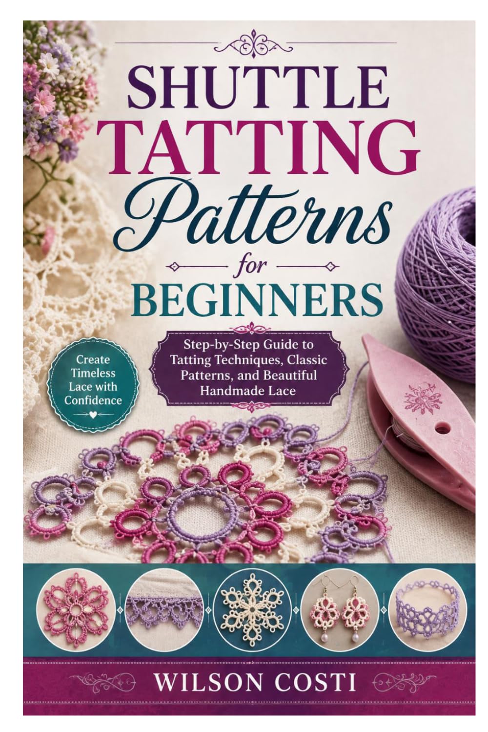 Shuttle Tatting Patterns for Beginners: Step-by-Step Guide to Tatting Techniques, Classic Patterns, and Beautiful Handmade Lace baixar livro de graça
