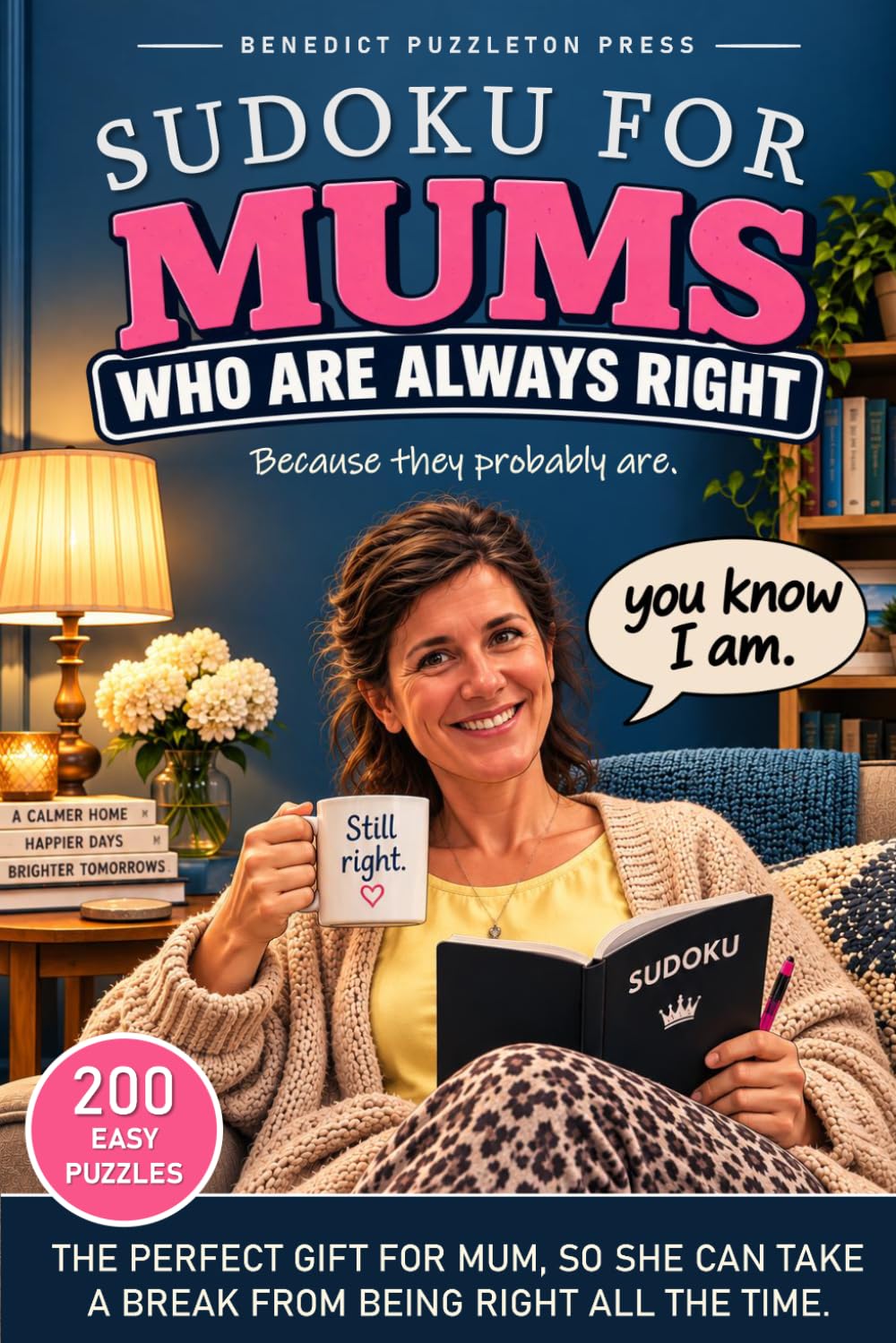Sudoku for Mums Who Are Always Right: 200 Easy Sudoku Puzzles – A Funny Gift for Mum for Birthdays, Mother’s Day and Christmas baixar o livro de graça