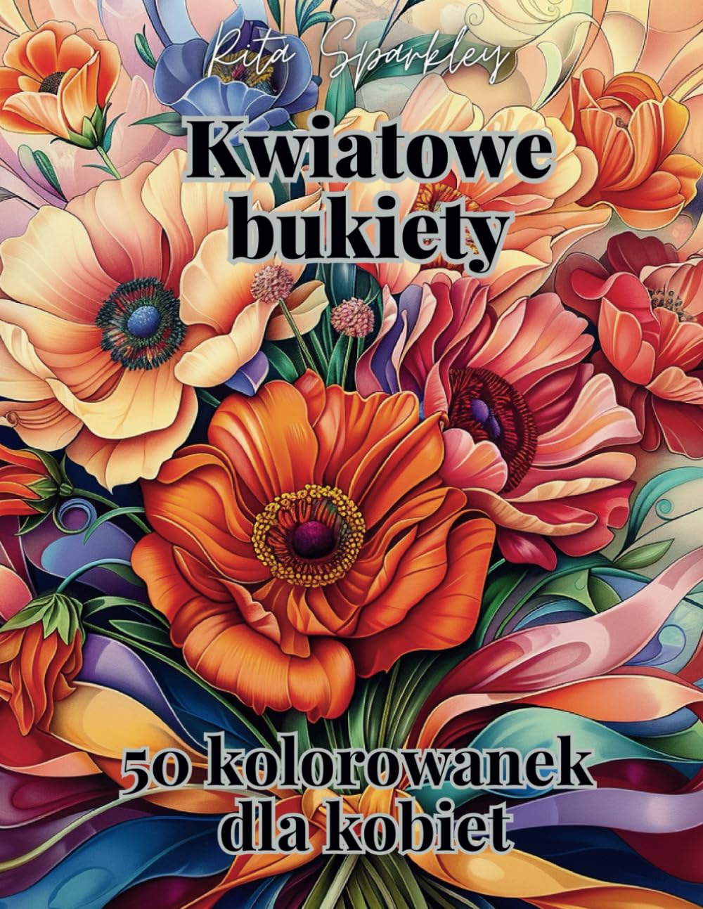 Kwiatowe Bukiety.: Kolorowanka dla kobiet, Relaksująca, 50 stron do pokolorowania, Piękne kwiatowe bukiety, Dla każdego miłośnika kwiatów, Na prezent (Polish Edition) baixar livro de graça