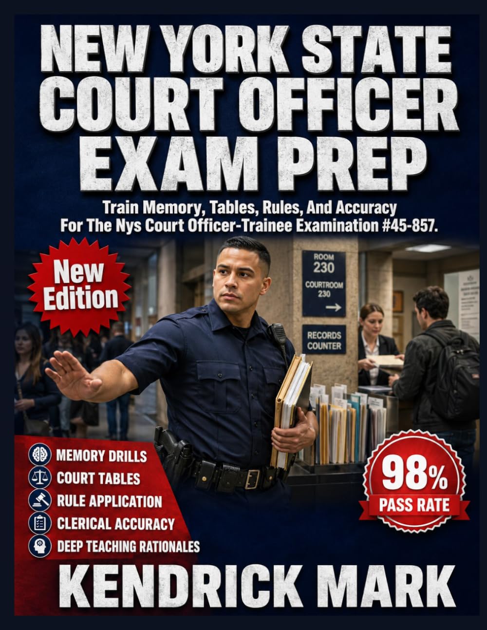 capítulo por capítulo baixar NEW YORK STATE COURT OFFICER EXAM PREP: Train Memory, Tables, Rules, And Accuracy For The Nys Court Officer-Trainee Examination #45-857.