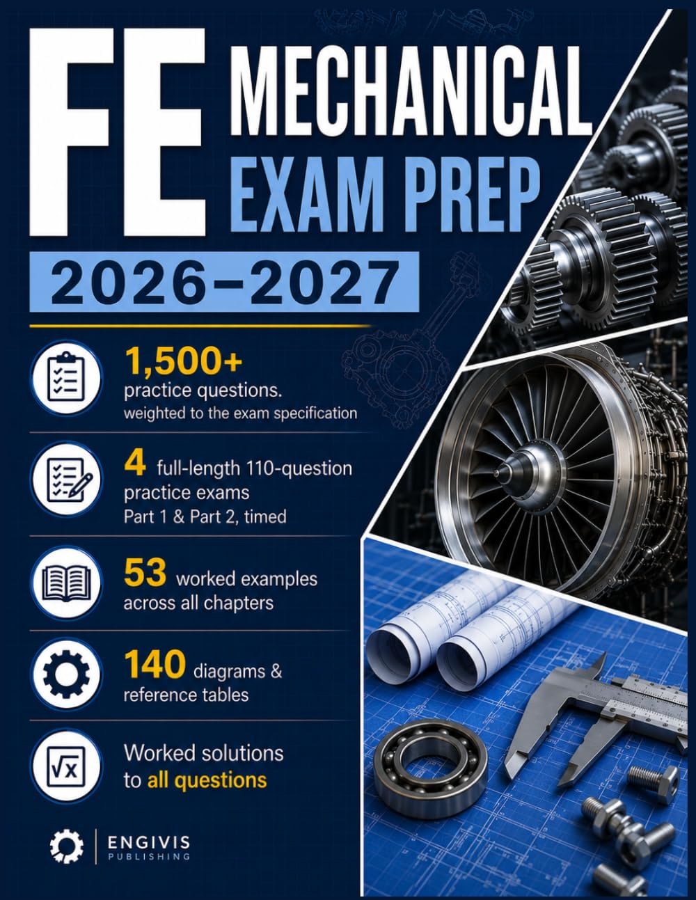 capítulo por capítulo baixar FE Mechanical Exam Prep 2026-2027: Complete Study Guide with 1,5Practice Questions, 4 Full-Length Practice Exams, and Worked Solutions for the Fundamentals of Engineering Mechanical Exam