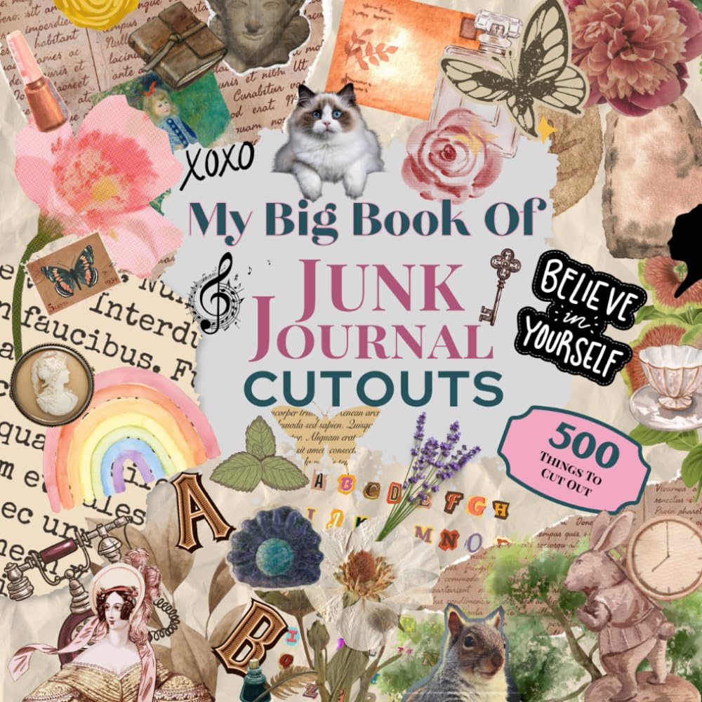 My Big Book Of Junk Journal Cutouts: Collage Art, Scrapbook, Ephemera baixar livro de graça