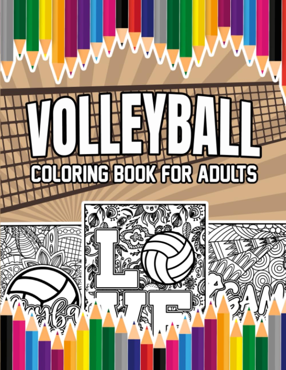 ler totalmente Volleyball Coloring Book For Adults: A Stress-Relief, Inspiring and Humorous Coloring Pages for Coaches, Players and Fans