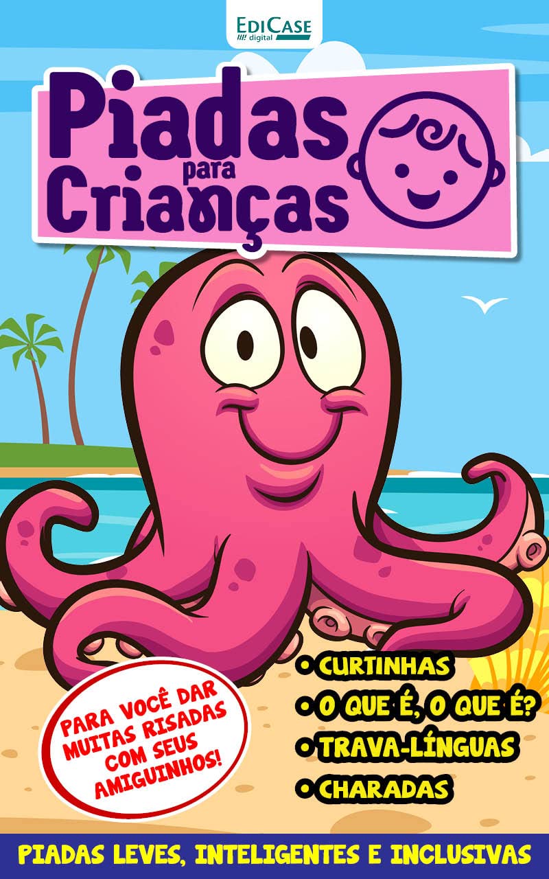 ler totalmente Piadas Para Crianças Ed. 95 - Curtinhas, O que é, o que é? E Charadas (EdiCase Publicações)