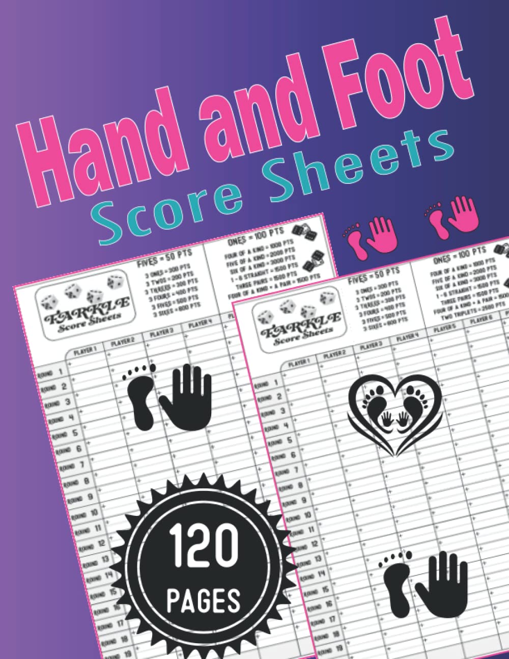 Hand and Foot Score Sheets: Simple Hand and Foot Score Keeping & Scoring Notepad to Keep Record of your Card Games with Instructions / Hand & Foot... for Scorekeepers and Hand & Foot Lovers. baixar o livro de graça