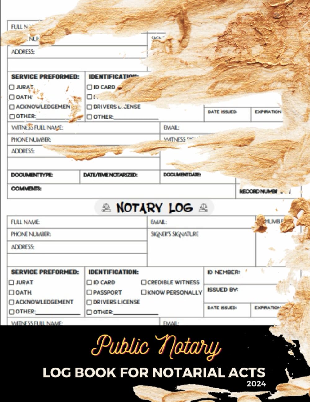 capítulo por capítulo baixar Public Notary Log Book for Notarial Acts 2024: Records Official 230 Entries Useful for Notaries and Signing Agents