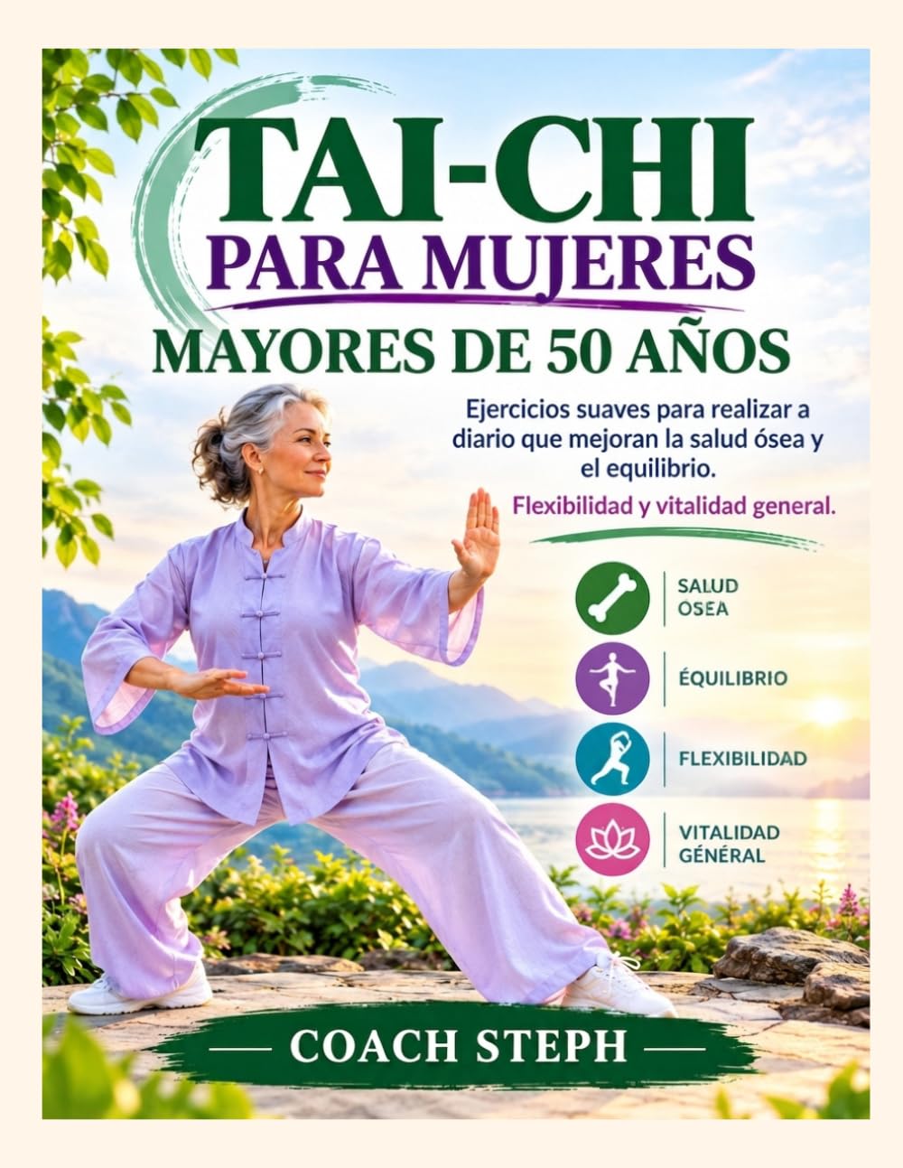 ler totalmente Tai Chi para mujeres mayores de 50 años: Ejercicios suaves para realizar a diario que mejoran la salud ósea y el equilibrio. Flexibilidad y vitalidad general (Spanish Edition)
