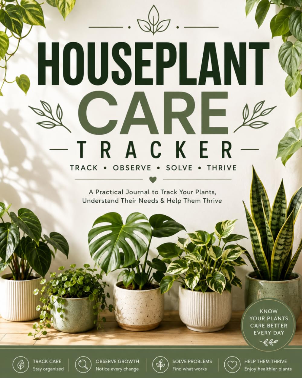 HOUSEPLANT CARE TRACKER: Organize Your Collection, Record Watering & Feeding, Monitor Growth, Solve Problems, and Plan Next Steps baixar o livro de graça
