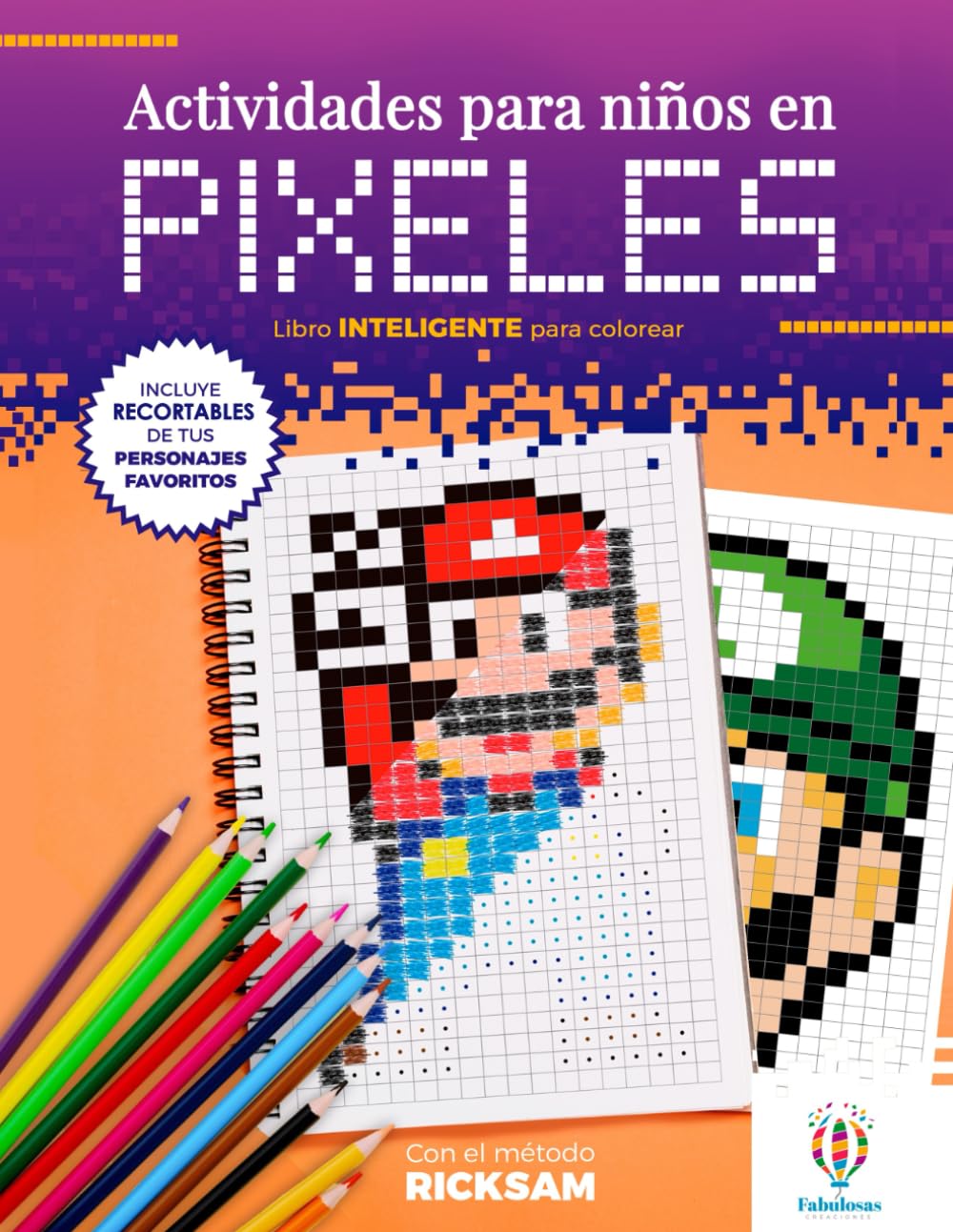 ACTIVIADES PARA NIÑOS EN PIXELES: LIBRO INTELIGENTE PARA COLOREAR (Spanish Edition) baixar o livro de graça