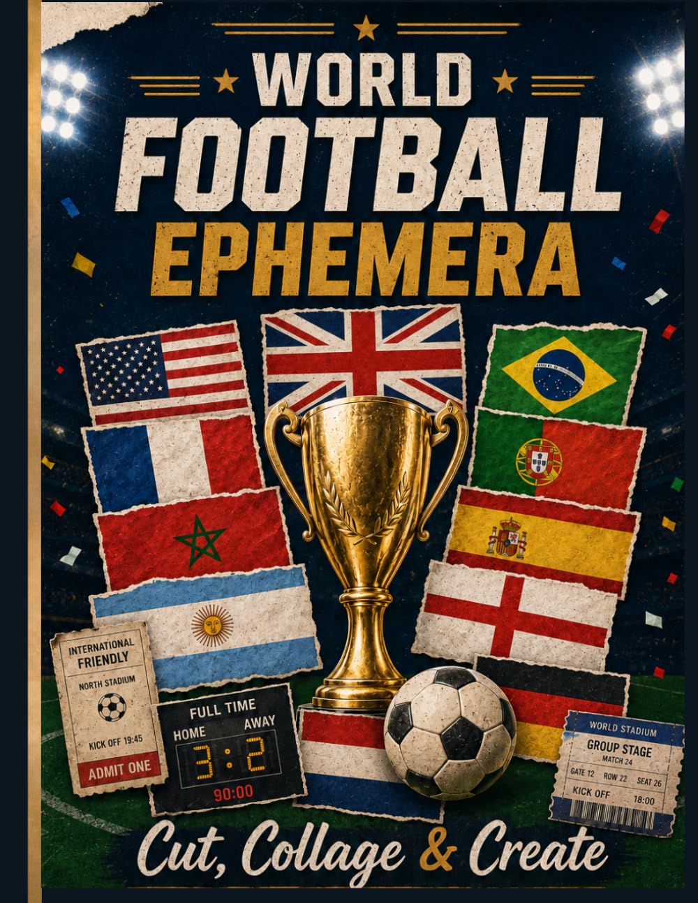 World Football Ephemera: Cut-Out & Collage Collection - Creative Collection Featuring for Journaling, Scrapbooking, Collage Art & cardmaking (French Edition) baixar o livro de graça