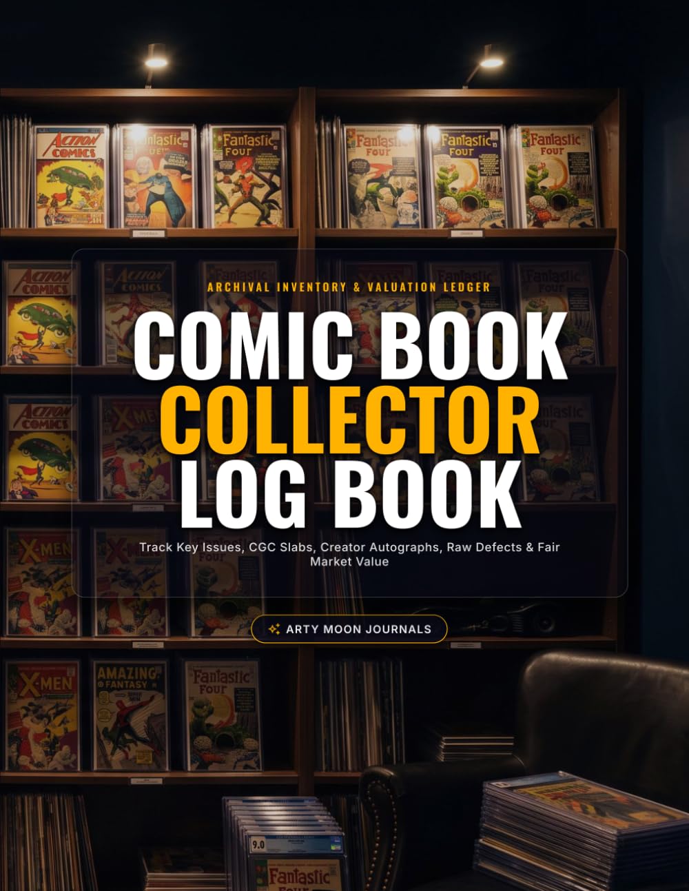 capítulo por capítulo baixar Comic Book Collector Log Book: Master Collection Inventory Ledger for Cataloging Key Issues, CGC Slabs, Raw Grades, Creator Signatures & Fair Market Value