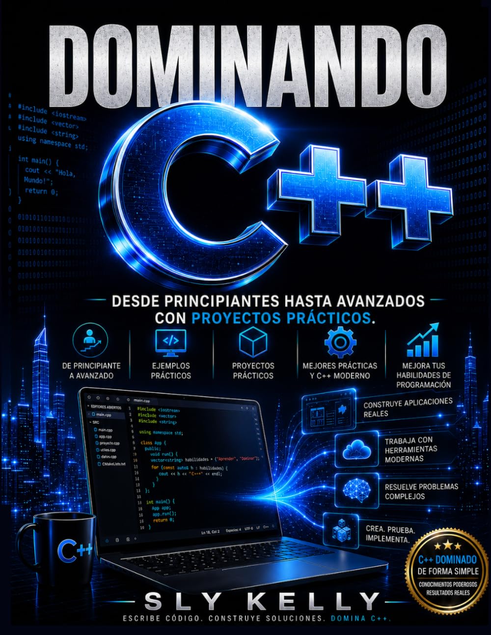 ler totalmente DOMINANDO C++: Desde Principiantes Hasta Avanzados Con Proyectos Prácticos. (Spanish Edition)
