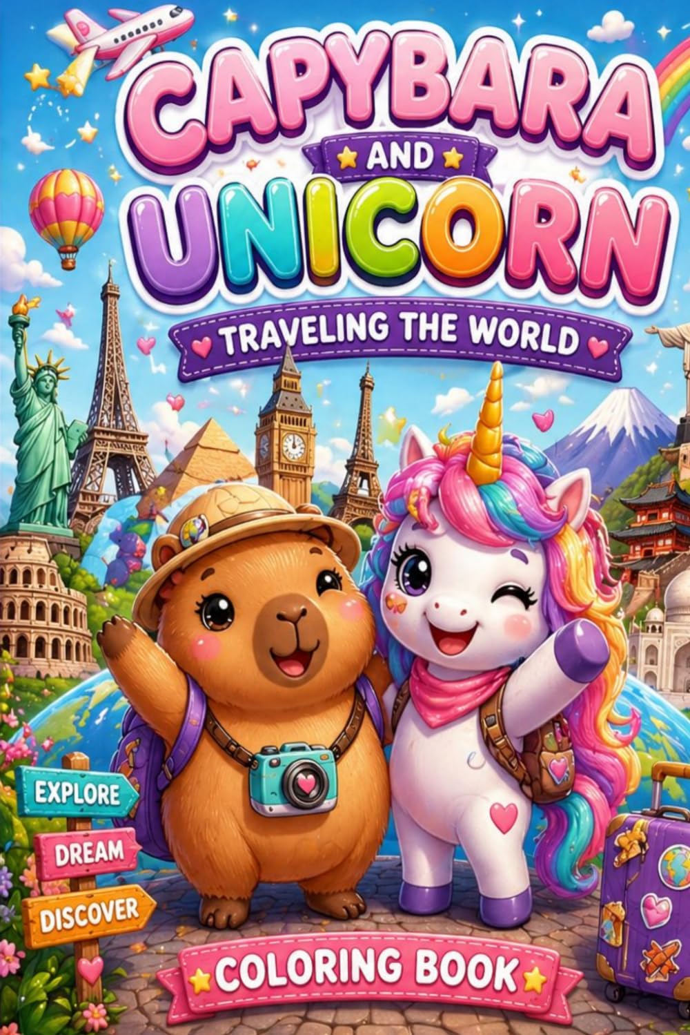 Capybaras & Unicorns: A Magical World Trip (Portuguese Edition) baixar livro de graça