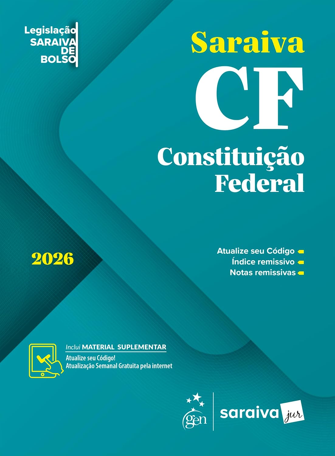 ler totalmente Constituição Federal - Legislação Saraiva de Bolso - 1ª Edição 2026